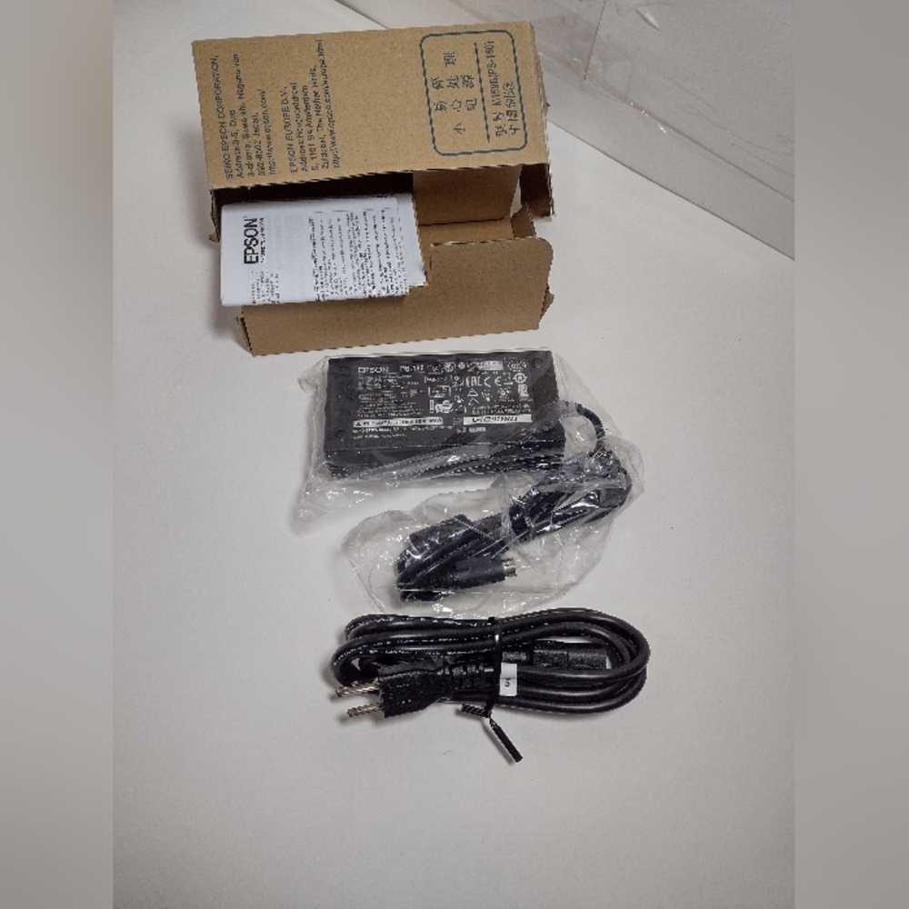 Epson Black Power Supply with Cords  PS -180 24V